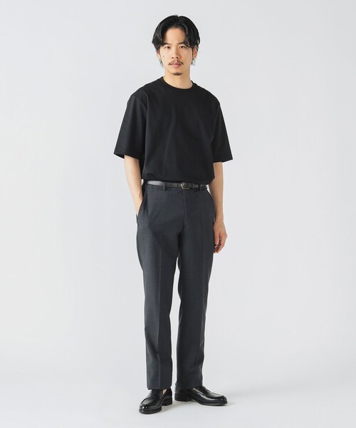 BEAMS HEART(ビームスハート)の「【速乾】ドレスポンチ クルーネック Tシャツ(Tシャツ/カットソー・メンズ・ベージュ/ネイビー/ホワイト/ブラック・MEDIUM/LARGE/X-LARGE/SMALL)」の8枚目の写真