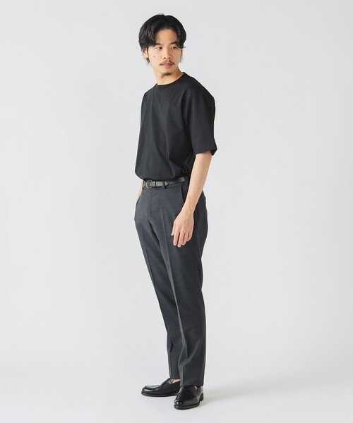 BEAMS HEART(ビームスハート)の「【速乾】ドレスポンチ クルーネック Tシャツ(Tシャツ/カットソー・メンズ・ベージュ/ネイビー/ホワイト/ブラック・MEDIUM/LARGE/X-LARGE/SMALL)」の9枚目の写真