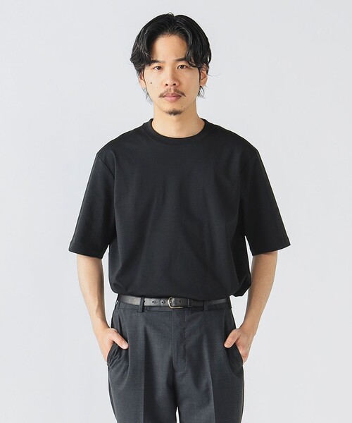 BEAMS HEART(ビームスハート)の「【速乾】ドレスポンチ クルーネック Tシャツ(Tシャツ/カットソー・メンズ・ベージュ/ネイビー/ホワイト/ブラック・MEDIUM/LARGE/X-LARGE/SMALL)」の11枚目の写真