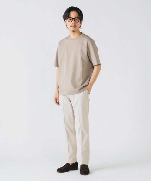 BEAMS HEART(ビームスハート)の「【速乾】ドレスポンチ クルーネック Tシャツ(Tシャツ/カットソー・メンズ・ベージュ/ネイビー/ホワイト/ブラック・MEDIUM/LARGE/X-LARGE/SMALL)」の12枚目の写真