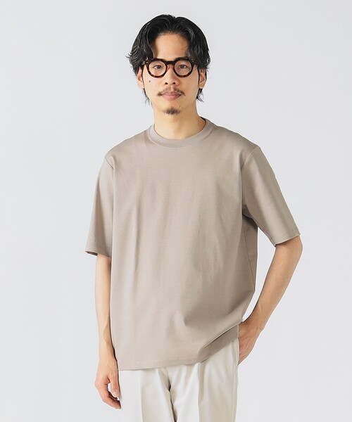 BEAMS HEART(ビームスハート)の「【速乾】ドレスポンチ クルーネック Tシャツ(Tシャツ/カットソー・メンズ・ベージュ/ネイビー/ホワイト/ブラック・MEDIUM/LARGE/X-LARGE/SMALL)」の14枚目の写真