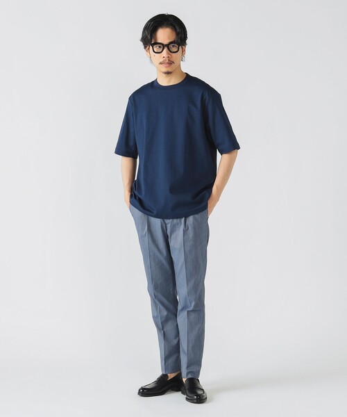BEAMS HEART(ビームスハート)の「【速乾】ドレスポンチ クルーネック Tシャツ(Tシャツ/カットソー・メンズ・ベージュ/ネイビー/ホワイト/ブラック・MEDIUM/LARGE/X-LARGE/SMALL)」の15枚目の写真