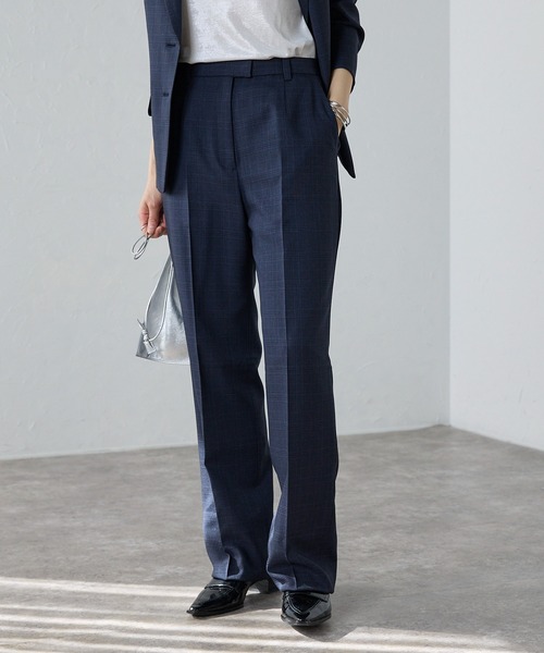 etre pret(エトレプレ)の「洗える!選べる7色9サイズ ノータックストレートパンツ ※セットアップ可(スーツパンツ・レディース・グレー系/ブラウン系/ネイビー系/グレー/ブラウン/ネイビー/ブラック・11号/9号/5号/7号/13号/15号/17号/19号/21号)」の7枚目の写真