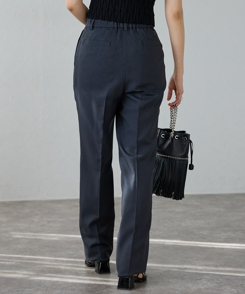 etre pret(エトレプレ)の「洗える!選べる7色9サイズ ノータックストレートパンツ ※セットアップ可(スーツパンツ・レディース・グレー系/ブラウン系/ネイビー系/グレー/ブラウン/ネイビー/ブラック・11号/9号/5号/7号/13号/15号/17号/19号/21号)」の19枚目の写真