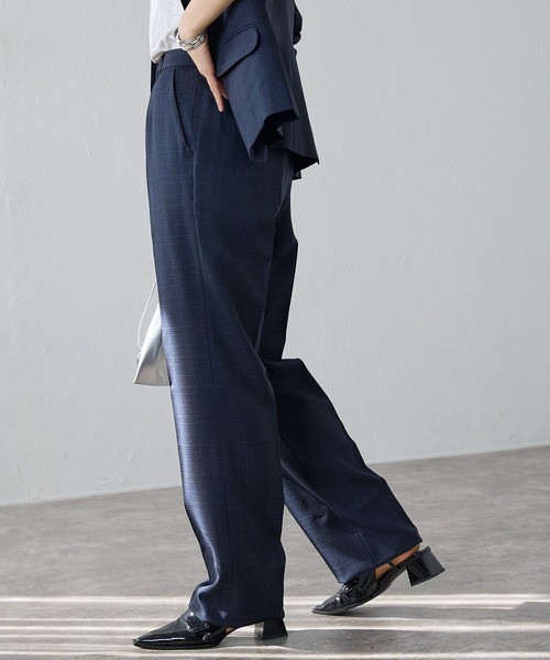 セール】洗える！多サイズ対応 選べる7色 ノータックストレートパンツ