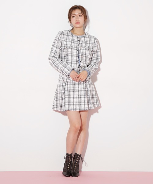 定価37,400円EndyROBE ジルスチュアート ツイードジャケット JILL STUART ツイード ジャケット