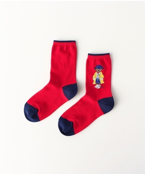 セール】POLO RALPH LAUREN セイルボートベア キッズソックス