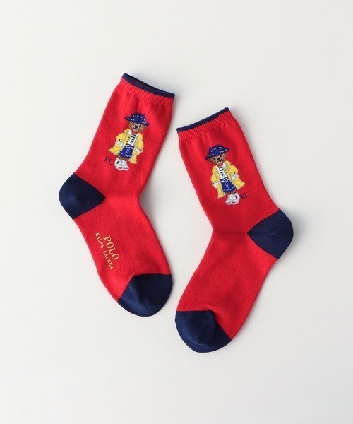 セール】POLO RALPH LAUREN セイルボートベア キッズソックス