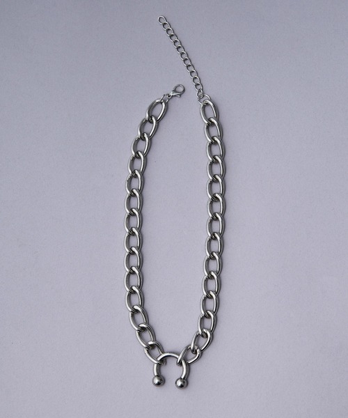 Ellno Loset（エルノロゼット）の「フックチェーンネックレス（ネックレス・メンズ・シルバー・FREE）」の3枚目の写真
