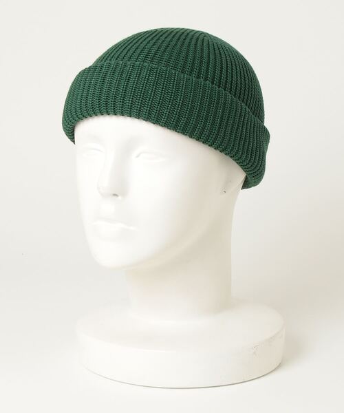 RACAL（ラカル）の「Racal / ラカル RACAL SK8 Knit Cap 956 ロールニットキャップ（ニットキャップ/ビーニー・メンズ・モスグリーン/ブラック/パープル/イエロー・F）」の3枚目の写真