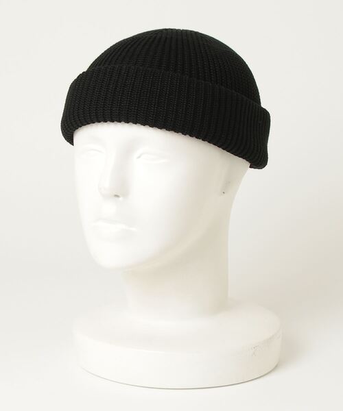 RACAL（ラカル）の「Racal / ラカル RACAL SK8 Knit Cap 956 ロールニットキャップ（ニットキャップ/ビーニー・メンズ・モスグリーン/ブラック/パープル/イエロー・F）」の2枚目の写真