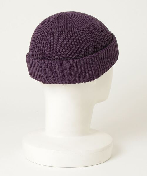 RACAL（ラカル）の「Racal / ラカル RACAL SK8 Knit Cap 956 ロールニットキャップ（ニットキャップ/ビーニー・メンズ・モスグリーン/ブラック/パープル/イエロー・F）」の5枚目の写真