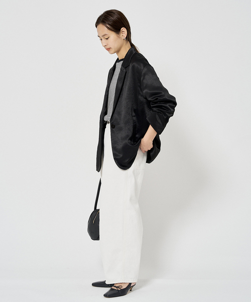 FRAMeWORK(フレームワーク)の「サテンジャケット(テーラードジャケット・レディース・ブラック・FREE)」の17枚目の写真