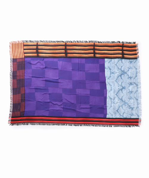 Pierre-Louis Mascia（ピエール・ルイ・マシア）の「PIERRE LOUIS MASCIA （ピエールルイマーシャ）Stole 135x195cm 514324/101（ストール/ショール・レディース・ブルー・FREE）」の9枚目の写真