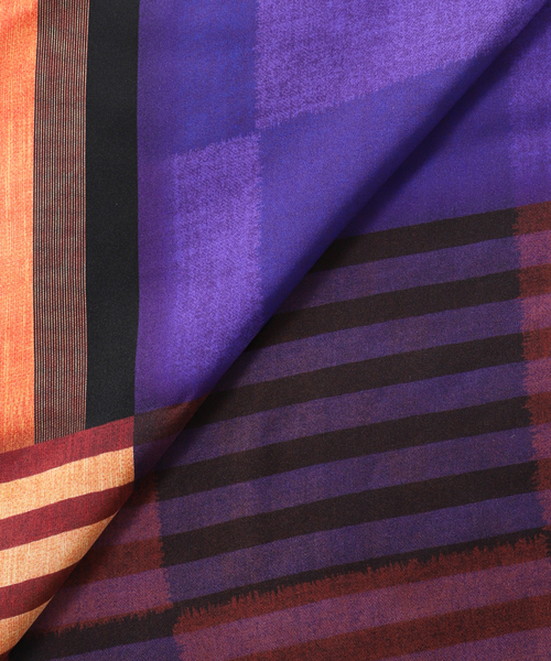 Pierre-Louis Mascia（ピエール・ルイ・マシア）の「PIERRE LOUIS MASCIA （ピエールルイマーシャ）Stole 135x195cm 514324/101（ストール/ショール・レディース・ブルー・FREE）」の13枚目の写真