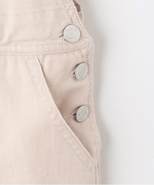 by LOVEiT（バイラビット）の「ダメージルーズオーバーオール（つなぎ/オールインワン・キッズ・ピンク/オフホワイト/サックスブルー・140cm/130cm/120cm/160cm/150cm）」の8枚目の写真