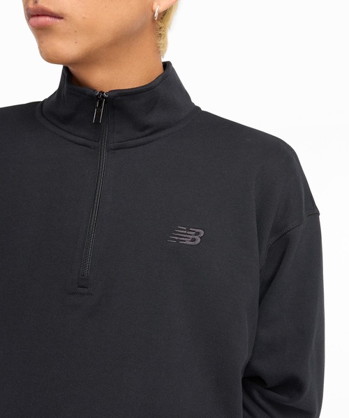 NEW BALANCE（ニューバランス）の「Athletics フリースクオータージップトップ（その他トップス・メンズ・ブラック/ヘザーグレー・SMALL/MEDIUM/LARGE/X-LARGE/XX-LARGE）」の20枚目の写真