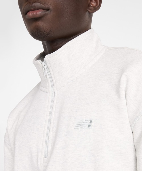 NEW BALANCE（ニューバランス）の「Athletics フリースクオータージップトップ（その他トップス・メンズ・ブラック/ヘザーグレー・SMALL/MEDIUM/LARGE/X-LARGE/XX-LARGE）」の8枚目の写真