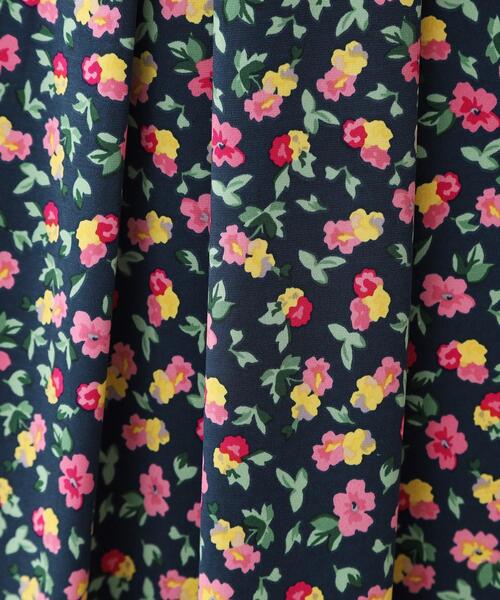 LAURA ASHLEY(ローラアシュレイ)の「【ジャージ素材/洗える/同柄アイテムあり】ポリアンサス柄スカート(スカート・レディース・グレー系5/ネイビー系・38/40)」の9枚目の写真
