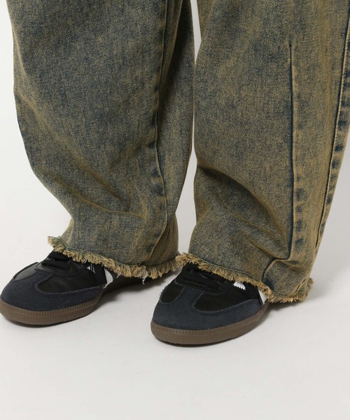 3.3 Field Trip (3.3フィールドトリップ)の「3.3 Field Trip/ロープツキデニムパンツ(デニムパンツ・レディース・ブラック/ブルー・MEDIUM/SMALL)」の18枚目の写真