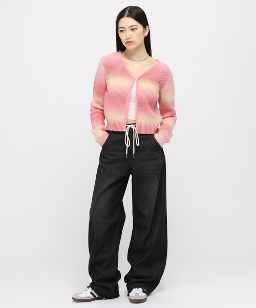 3.3 Field Trip (3.3フィールドトリップ)の「3.3 Field Trip/ロープツキデニムパンツ(デニムパンツ・レディース・ブラック/ブルー・MEDIUM/SMALL)」の11枚目の写真