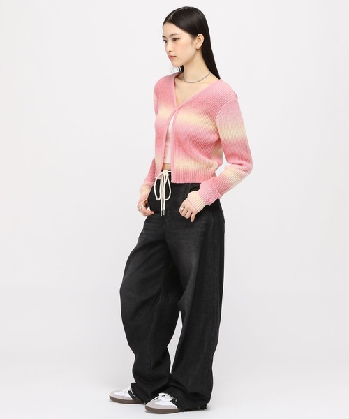 3.3 Field Trip (3.3フィールドトリップ)の「3.3 Field Trip/ロープツキデニムパンツ(デニムパンツ・レディース・ブラック/ブルー・MEDIUM/SMALL)」の10枚目の写真