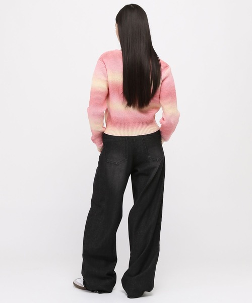 3.3 Field Trip (3.3フィールドトリップ)の「3.3 Field Trip/ロープツキデニムパンツ(デニムパンツ・レディース・ブラック/ブルー・MEDIUM/SMALL)」の9枚目の写真