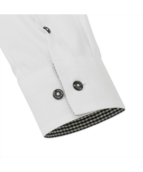 TOKYO SHIRTS（トウキョウシャツ）の「形態安定ノーアイロン レギュラー 長袖ビジネスワイシャツ（ビジネスシャツ・レディース・ホワイト・XS/S/M/L/LL/XL）」の4枚目の写真