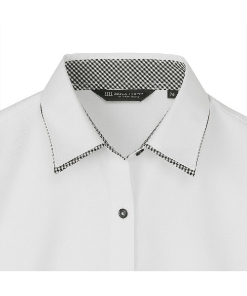 TOKYO SHIRTS（トウキョウシャツ）の「形態安定ノーアイロン レギュラー 長袖ビジネスワイシャツ（ビジネスシャツ・レディース・ホワイト・XS/S/M/L/LL/XL）」の3枚目の写真