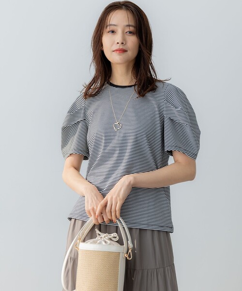 tシャツ GIZAコットンタックスリーブ Tシャツ レディース GIZAコットンタックスリーブ Tシャツ（Tシャツ/カットソー