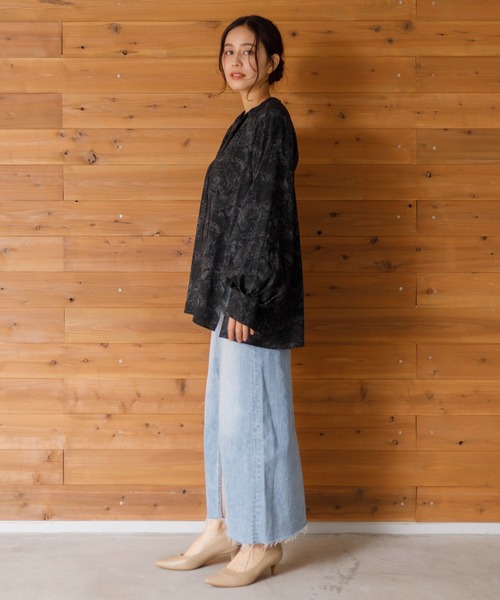 for BAYFLOW ペイズリーブラウス