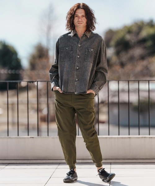 美品 ウェアラバウツ 名作 ねじれ スタジャン 希少モデル 袖レザー ウール VAPORIZE（ヴェイパライズ）の「VAPORIZE / MJ studium jumper