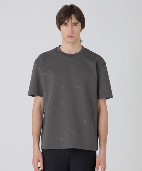 BLACK LABEL CRESTBRIDGE（ブラックレーベル・クレストブリッジ）の「【BLACK lab.】エンボスロゴTシャツ（Tシャツ/カットソー・メンズ・ピンク系その他2/グレー系その他/ブラック/オフホワイト・M/L/XL）」の3枚目の写真
