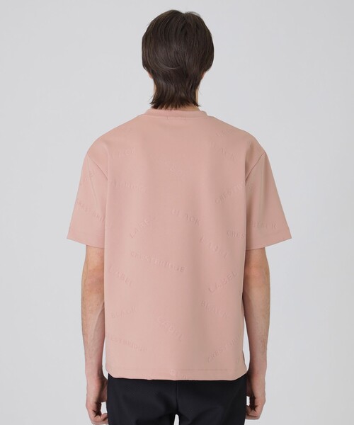 BLACK LABEL CRESTBRIDGE（ブラックレーベル・クレストブリッジ）の「【BLACK lab.】エンボスロゴTシャツ（Tシャツ/カットソー・メンズ・ピンク系その他2/グレー系その他/ブラック/オフホワイト・M/L/XL）」の6枚目の写真