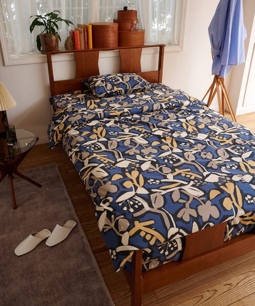 【新品未使用】ジャーナルスタンダード　シングル掛け布団カバー セール】FLOWER DUVET COVER S 掛け布団カバー シングル（インテリア