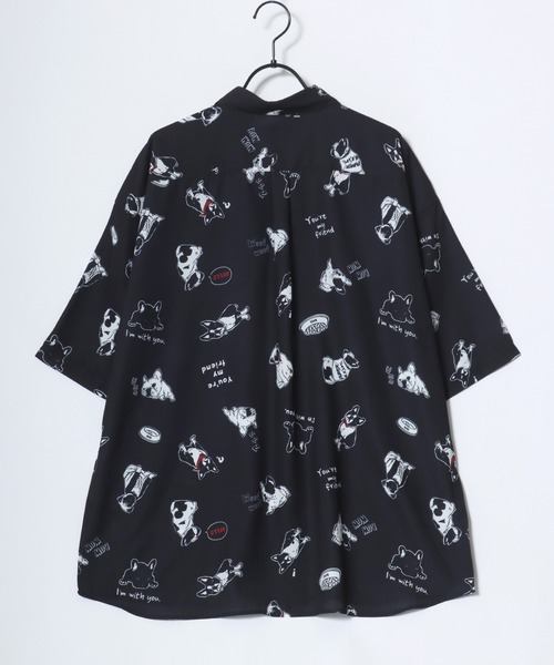 【新品未開封】キャラクター柄シャツ、パンツ セール】Animal Allover Shirts/接触冷感 イージーケア オーバー