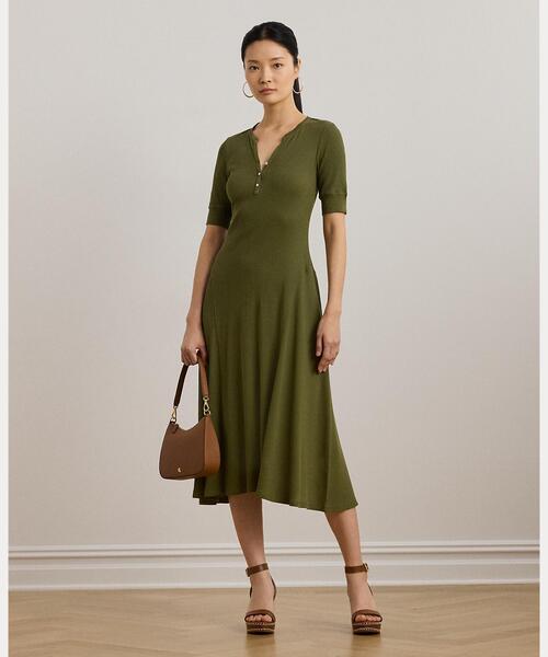 【RALPH LAUREN】Paisley シフォン ノースリーブ ガウン ドレス Ralph Lauren Dress Womens 8 Orange Sleeveless Blouson Split