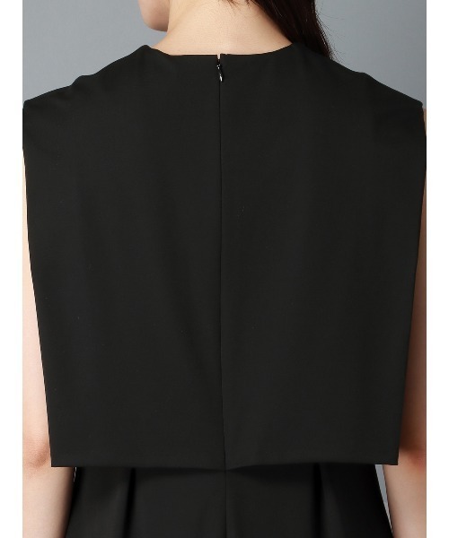 CIS.（シス）の「CIS． オーバーレイワンピース ウォッシャブル ストレッチ（ワンピース・レディース・ブラック系/ブラウン系・36(7号)/38(9号)）」の11枚目の写真