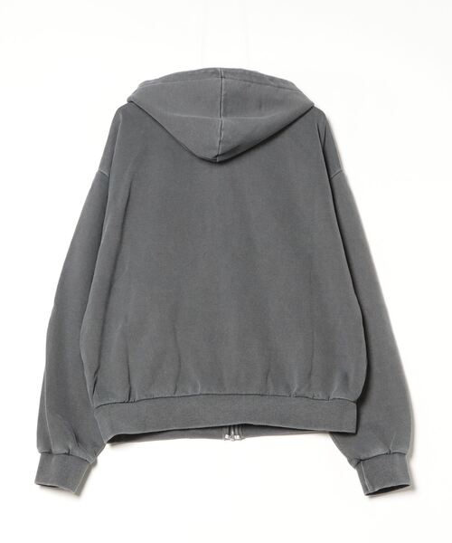 ACOVER(オコボ)の「A'GEM/9 × .kom 『ACOVER/オコボ』 Ribbon Club Pigment Hood Zip-Up/リボンクラブピグメントフードジップアップ(パーカー・レディース・チャコールグレー・FREE)」の12枚目の写真
