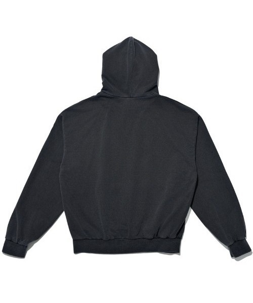 ACOVER(オコボ)の「A'GEM/9 × .kom 『ACOVER/オコボ』 Ribbon Club Pigment Hood Zip-Up/リボンクラブピグメントフードジップアップ(パーカー・レディース・チャコールグレー・FREE)」の8枚目の写真