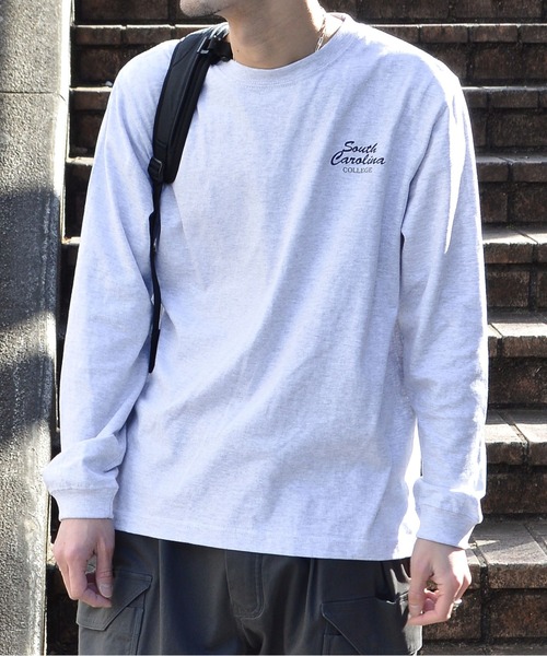 MODISH GAZE（モディシュガゼ）の「【MODISH GAZE】バックサークルロゴロンT(CP)（Tシャツ/カットソー・レディース・ブラック/ホワイト系1/ホワイト・M/L）」の8枚目の写真