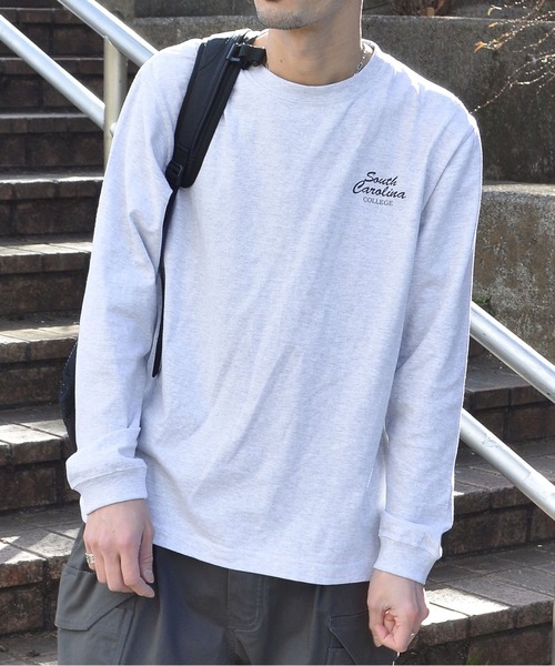 MODISH GAZE（モディシュガゼ）の「【MODISH GAZE】バックサークルロゴロンT(CP)（Tシャツ/カットソー・レディース・ブラック/ホワイト系1/ホワイト・M/L）」の10枚目の写真