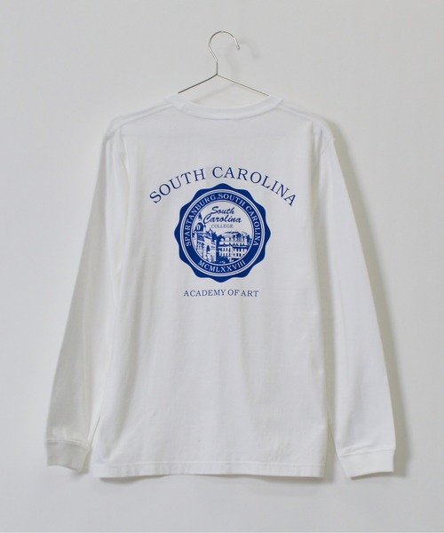 MODISH GAZE（モディシュガゼ）の「【MODISH GAZE】バックサークルロゴロンT(CP)（Tシャツ/カットソー・レディース・ブラック/ホワイト系1/ホワイト・M/L）」の16枚目の写真
