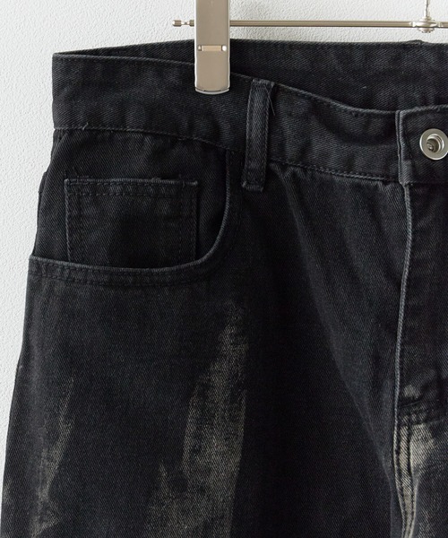 ROOPTOKYO(ループトウキョウ)の「Washed Flared Denim Pants / ウォッシュ加工 フレアデニムパンツ ブリーチ加工(デニムパンツ・メンズ・ブルー/イエロー/ブラック/ライトブルー・M/L)」の22枚目の写真