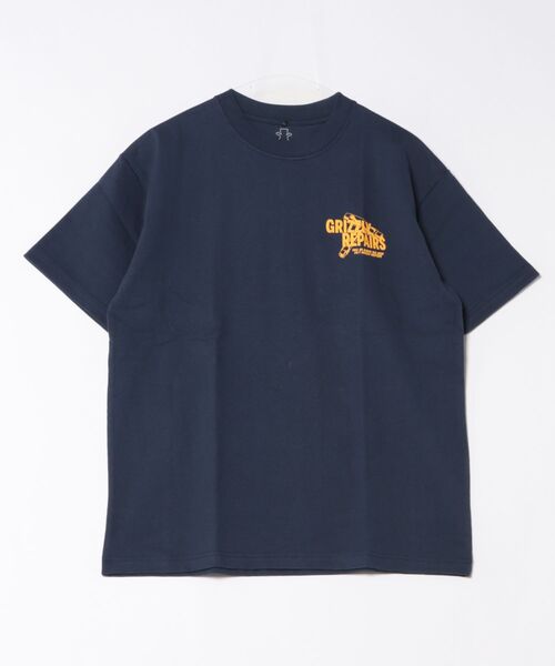 GRIZZLY（グリズリー）の「【ムラサキスポーツ限定】GRIZZLY/グリズリー 半袖Tシャツ バックプリント G25SS1406（Tシャツ/カットソー・メンズ・ブラック/ホワイト/ネイビー・M/L/XL）」の20枚目の写真