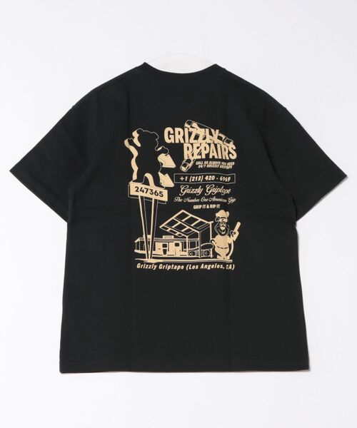 GRIZZLY（グリズリー）の「【ムラサキスポーツ限定】GRIZZLY/グリズリー 半袖Tシャツ バックプリント G25SS1406（Tシャツ/カットソー・メンズ・ブラック/ホワイト/ネイビー・M/L/XL）」の21枚目の写真