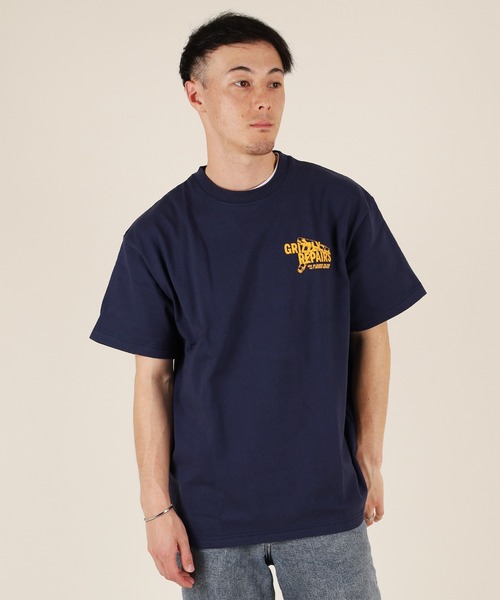 GRIZZLY（グリズリー）の「【ムラサキスポーツ限定】GRIZZLY/グリズリー 半袖Tシャツ バックプリント G25SS1406（Tシャツ/カットソー・メンズ・ブラック/ホワイト/ネイビー・M/L/XL）」の12枚目の写真