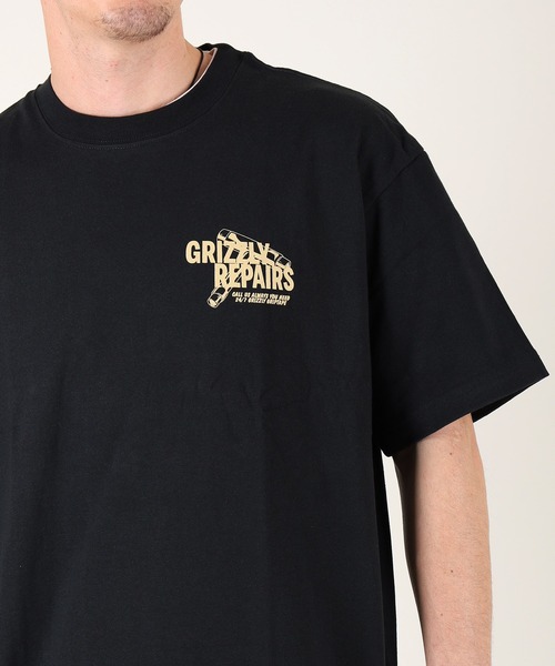 GRIZZLY（グリズリー）の「【ムラサキスポーツ限定】GRIZZLY/グリズリー 半袖Tシャツ バックプリント G25SS1406（Tシャツ/カットソー・メンズ・ブラック/ホワイト/ネイビー・M/L/XL）」の16枚目の写真