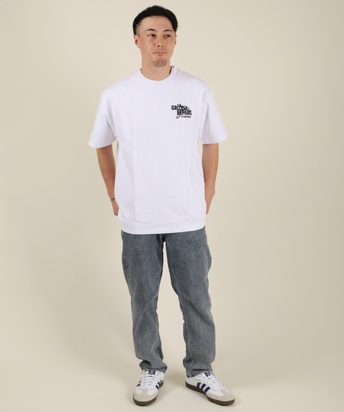 GRIZZLY（グリズリー）の「【ムラサキスポーツ限定】GRIZZLY/グリズリー 半袖Tシャツ バックプリント G25SS1406（Tシャツ/カットソー・メンズ・ブラック/ホワイト/ネイビー・M/L/XL）」の6枚目の写真