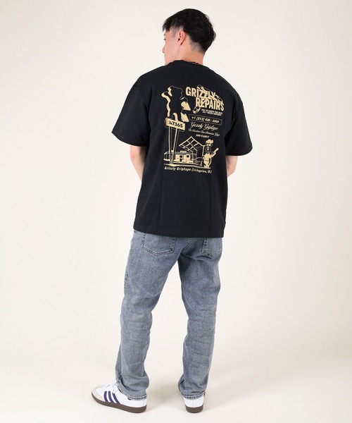 GRIZZLY（グリズリー）の「【ムラサキスポーツ限定】GRIZZLY/グリズリー 半袖Tシャツ バックプリント G25SS1406（Tシャツ/カットソー・メンズ・ブラック/ホワイト/ネイビー・M/L/XL）」の11枚目の写真